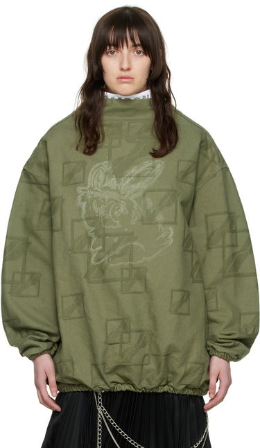 Džemper We11done We11done Denim Mock Neck Blouse Zelena | WD-BL1-22-114-U-KK, 0