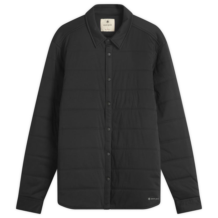 Košulja Snow Peak Flexible Insulated Shirt Crna | SW-25AU003-BLK