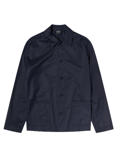 Jakna A.P.C. Kerlouan Wool Work Jacket Tamnoplava | WOAPO-H03053-IAK