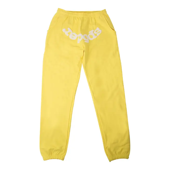 Trenirka Sp5der Logo Print Sweatpants Žuta | 2406-100000204LPS-YELL