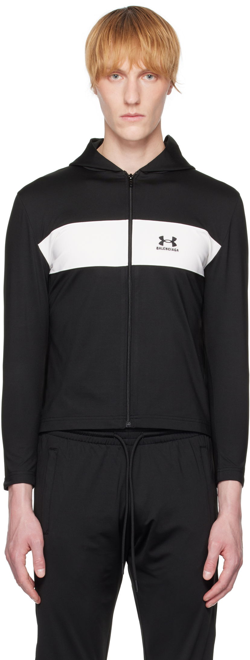 Trenerka Balenciaga Under Armour Edition Sweatsuit Hoodie by Balenciaga Crna | 813821TRVX2