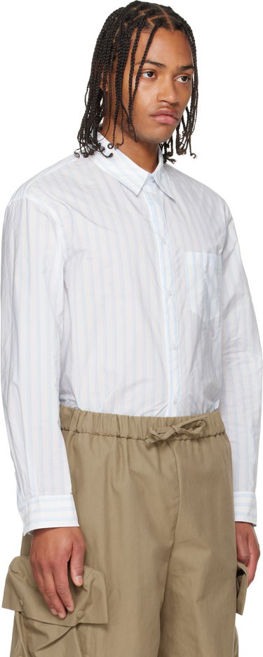 Košulja Simone Rocha Simone Rocha Easy Striped Shirt Bijela | 5394D 1222, 1