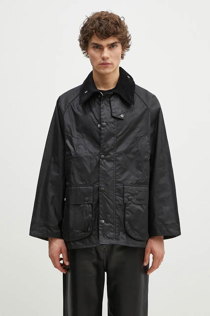 Kabanica Barbour OS Bedale Wax Jacket Crna | MWX1679