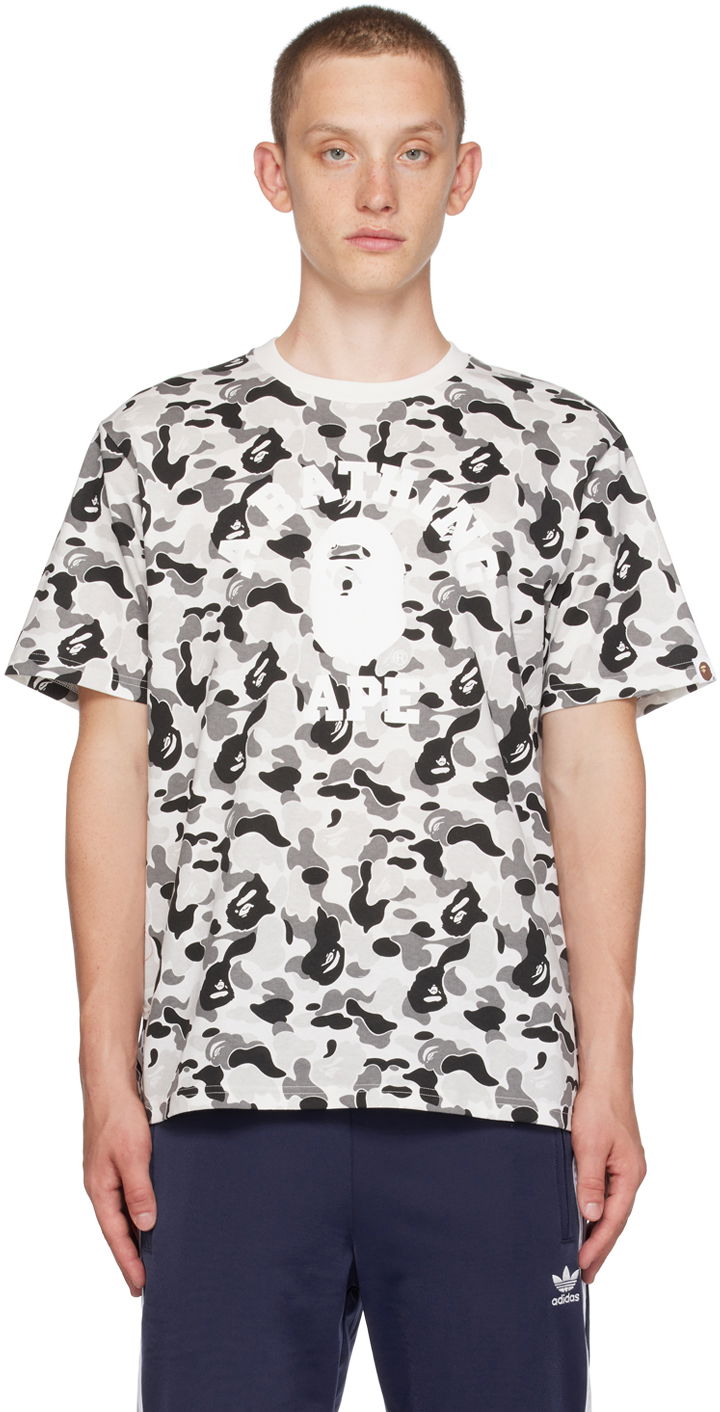 Majica kratkih rukava BAPE ABC Camo College T-Shirt Siva | 001CSJ801011M, 0