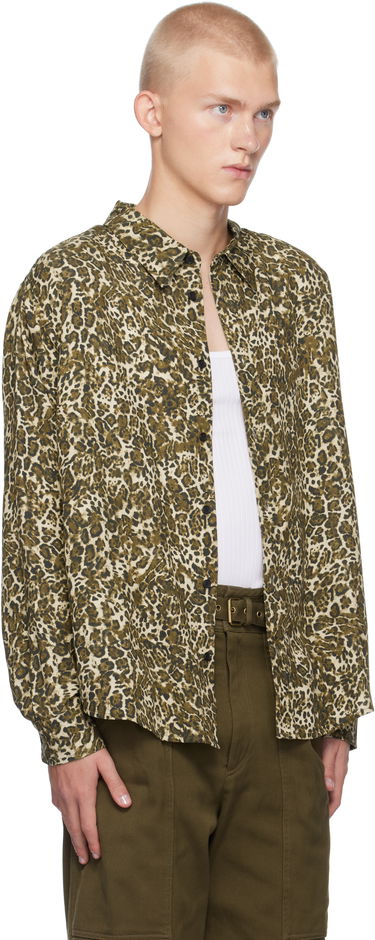 Košulja ISABEL MARANT Isabel Marant Cybilio Leopard Print Shirt Bež | CH01B-B4I03H, 1