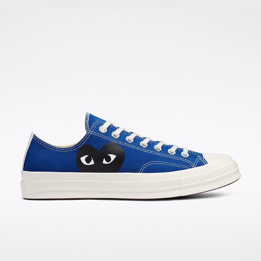 Tenisice i cipele Converse Converse x Comme des Garçons PLAY x Chuck 70 Low Plava | 171848C, 0
