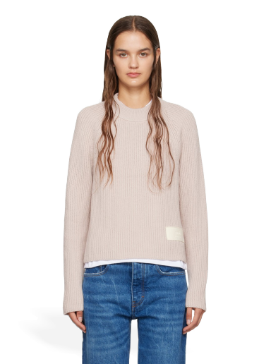 Džemper AMI Patch Sweater Ružičasta | FKS024.KN0031