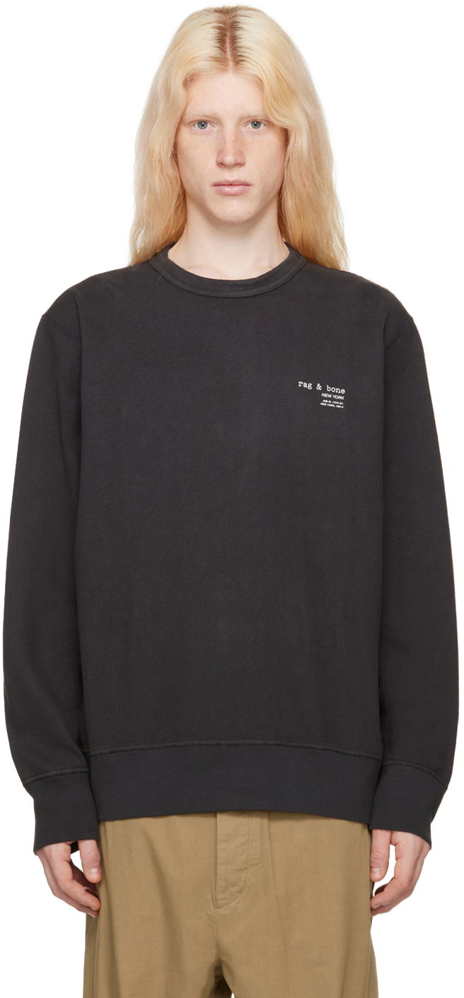 Džemper rag & bone Damon Sweatshirt Crna | MBC23HT022DJ22