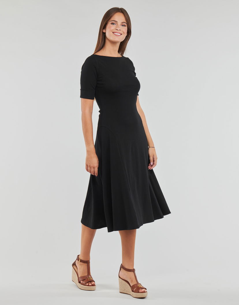 Haljina Polo by Ralph Lauren Stretch Mid Dress Crna | 250863913001