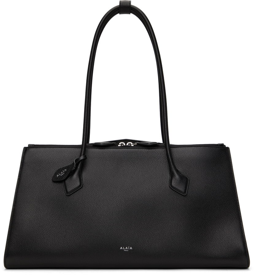 Tote bag Alaïa 'Le Teckel' Leather Tote Bag Crna | AA1S06043CA321