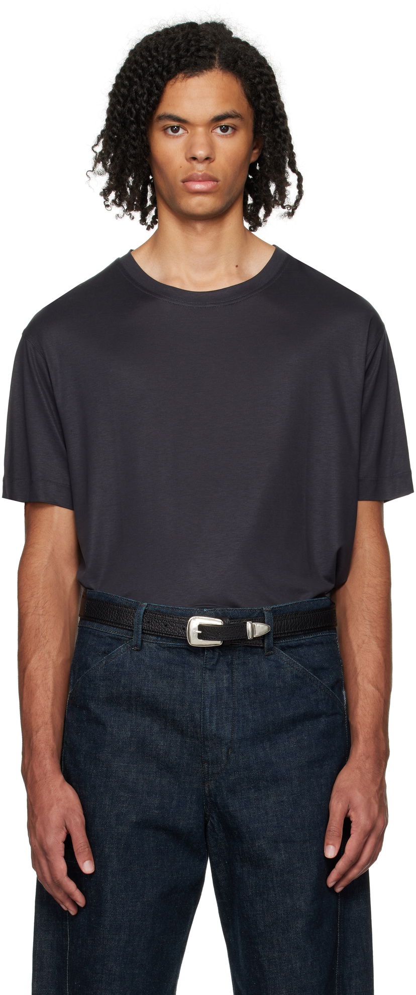 Majica kratkih rukava LEMAIRE Lemaire Short Sleeve T-Shirt Siva | TO1295 LJ1026