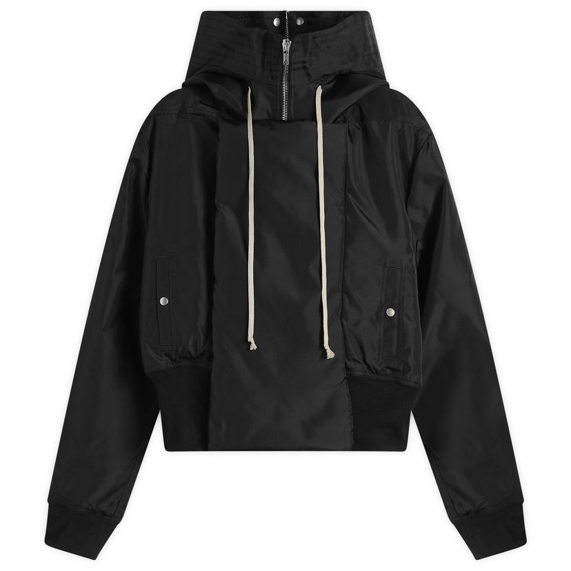 Parka Rick Owens Rick Owens DRKSHDW Cropped Alice Parka Jacket Crna | DU02E7781-NCV-09