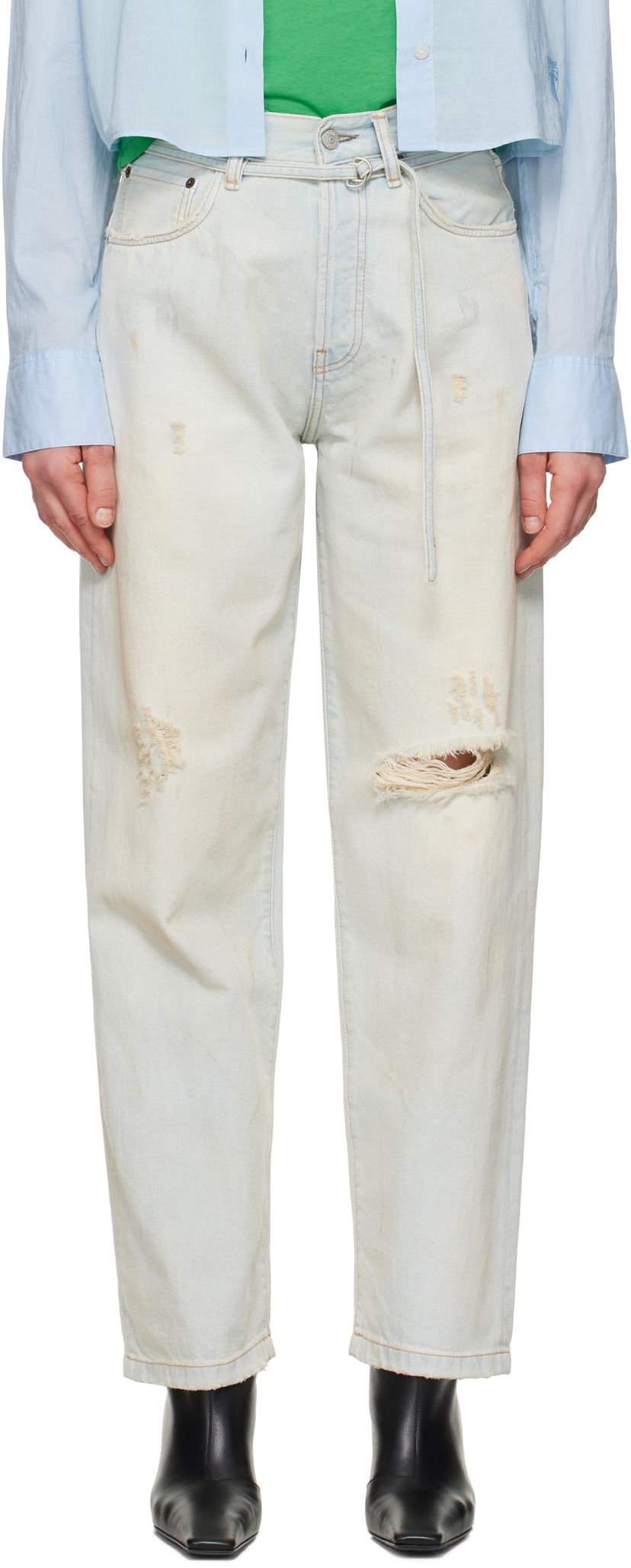 Jeans Acne Studios Acne Studios Loose Fit 1991F Jeans Plava | C00075-