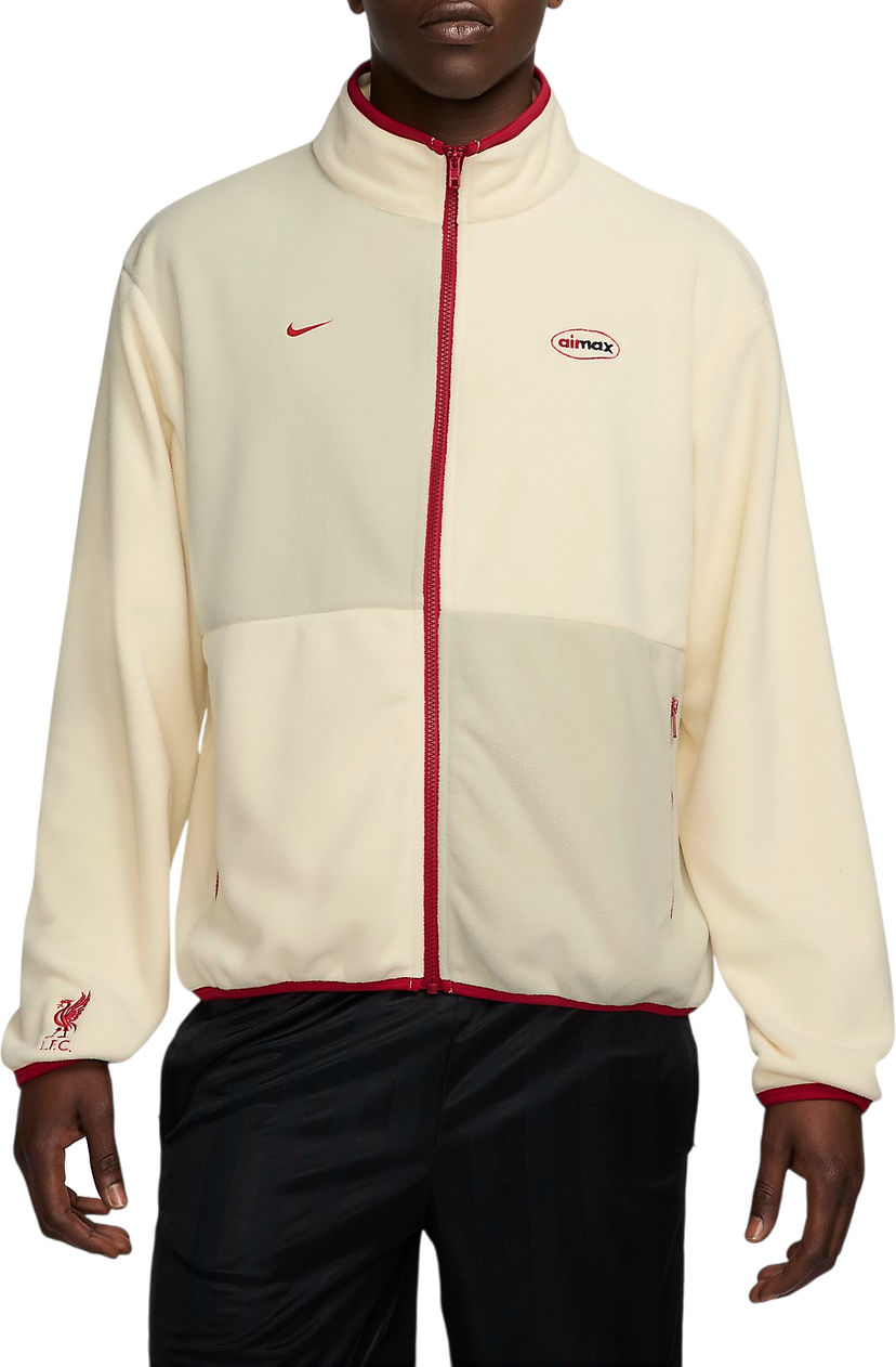 Jakna Nike Liverpool FC Nike Club+ Full-Zip Fleece Jacket Bijela | hj1045-113