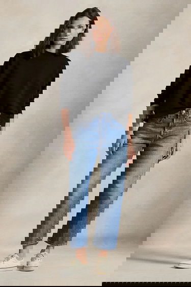 Majica kratkih rukava Polo by Ralph Lauren Polo Ralph Lauren Long Sleeve T-Shirt Crna | 211967107, 2