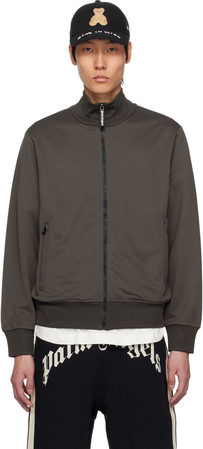 Dukserice Palm Angels Palm Angels Track Jacket Siva | PMBD089S25FAB0011303