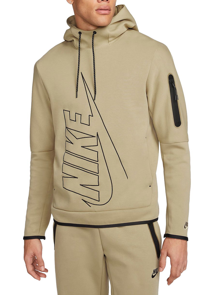 Dukserice Nike Tech Fleece Pullover Graphic Hoodie Bež | dx0577-247