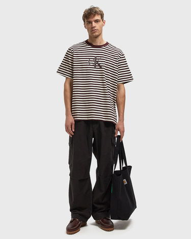 Majica kratkih rukava CALVIN KLEIN Striped Jersey Monogram T-Shirt Višebojno | LV04RD204GGR9, 1