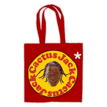 Tote bag Cactus Jack by Travis Scott Cactus Plant Flea Market x 60 Seconds Tote Crvena | CJMD AB152 RED, 0