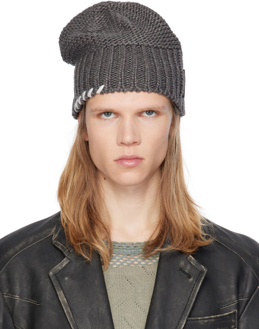 Kapica Andersson Bell Milano Wool Beanie Siva | aaa419m