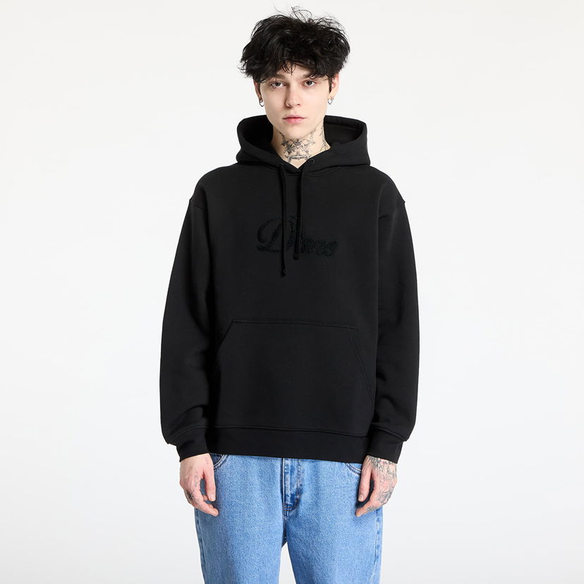 Dukserice Dime DIME Cursive Logo Hoodie Crna | DIMEHO2449BLK