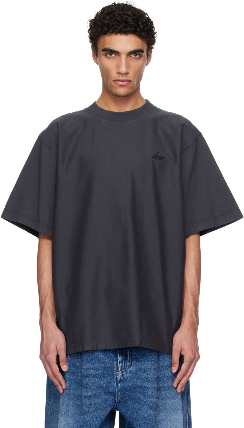Majica kratkih rukava HED MAYNER Hed Mayner Embroidered T-Shirt Siva | HMMA70007R-HA082A