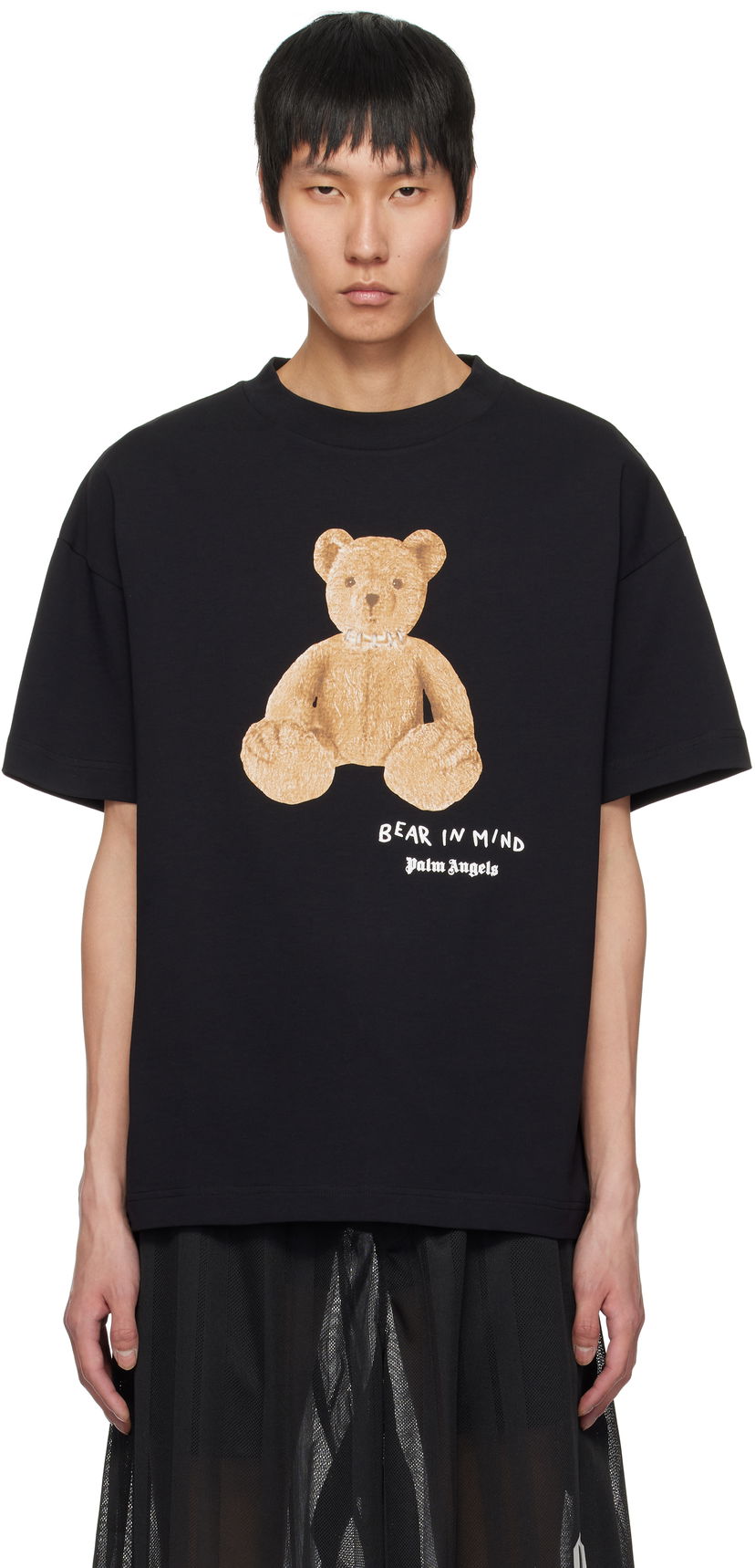 Majica kratkih rukava Palm Angels Palm Angels 'Bear In Mind' T-Shirt Crna | PMAA001S25JER0051060