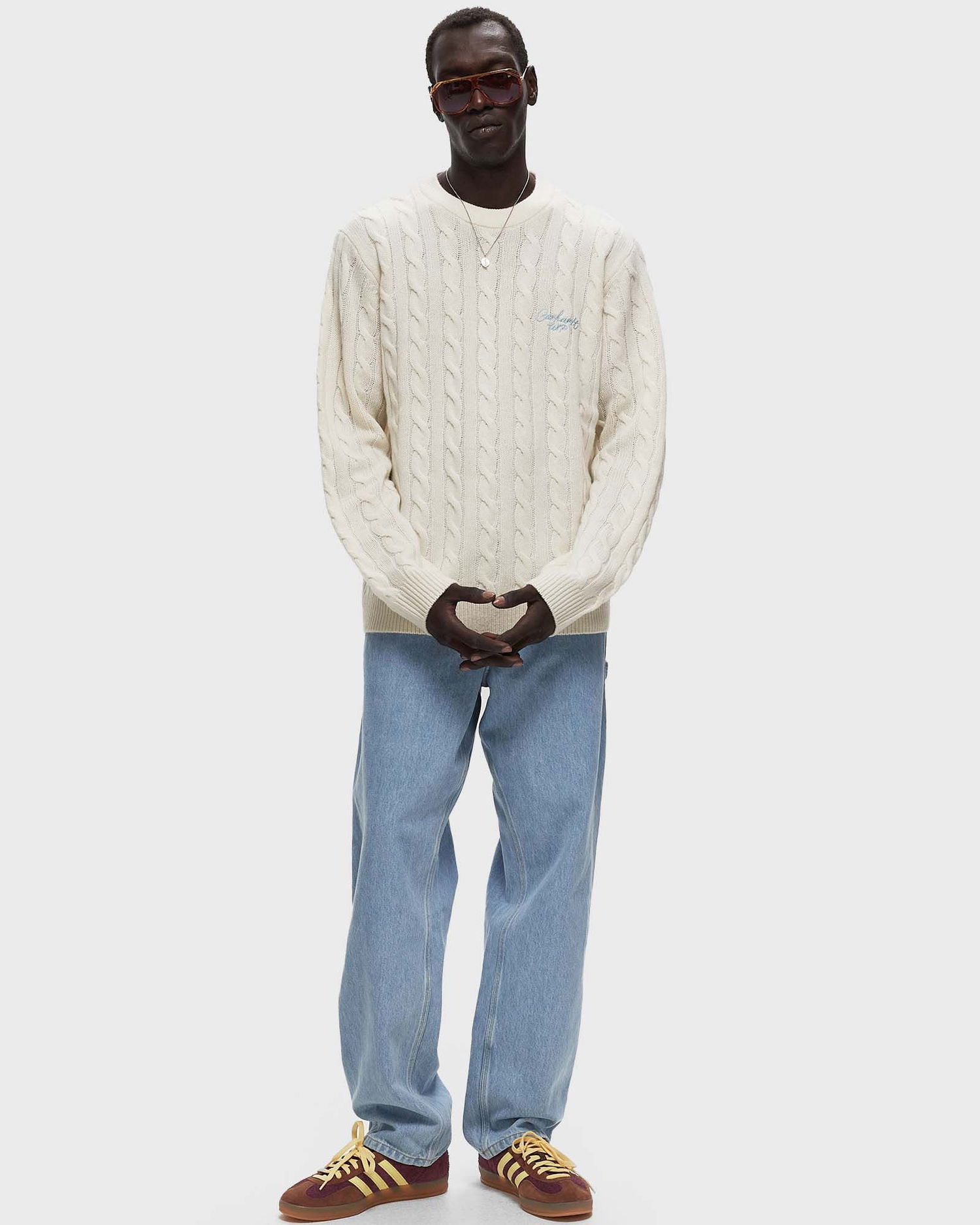 Džemper Carhartt WIP Signature Sweater Bijela | I033885.2JHXX, 1