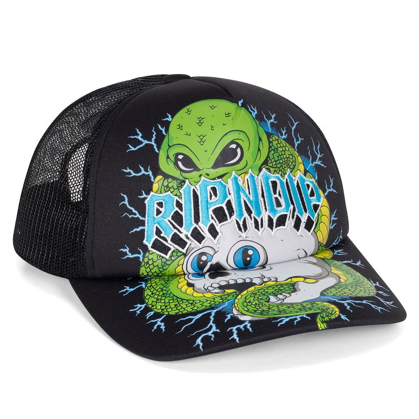 Šešir RIPNDIP Rip N Dip Skull And Bones Trucker Hat Crna | RNDSUM25223
