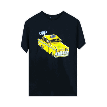 Majica kratkih rukava Cactus Jack by Travis Scott Astroworld MSG Taxi T-Shirt Crna | 1945 1SS190103AMTT BLAC, 0