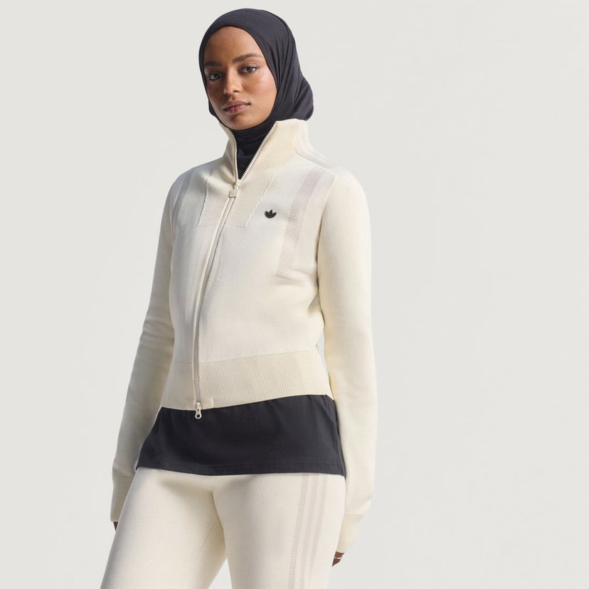 Jakna adidas Performance Knit Track Top Bijela | JW7312