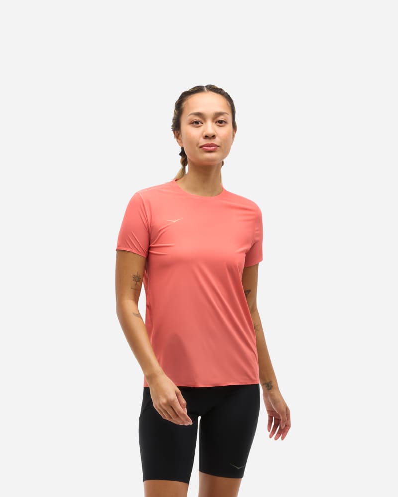 Majica kratkih rukava Hoka One One Airolite Run Top XS Ružičasta | 1151084-GFR
