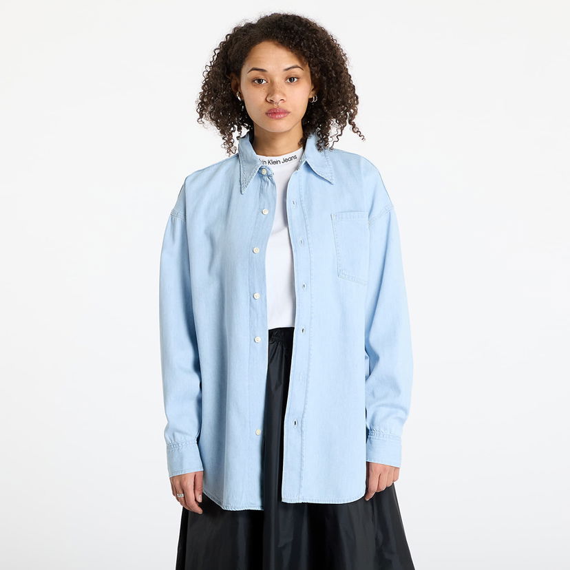 Košulja CALVIN KLEIN Calvin Klein Jeans Oversized Longsleeve Denim Shirt Plava | J20J225010 1AA