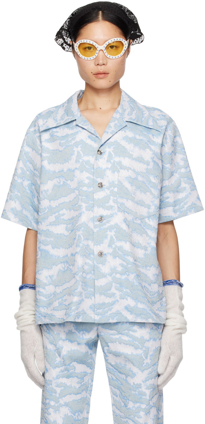 Košulja Anna Sui Anna Sui Exclusive Printed Shirt Plava | M1024D20