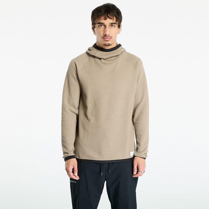 Dukserice Craft Craft Grid Hoodie Bež | 1916667-240000