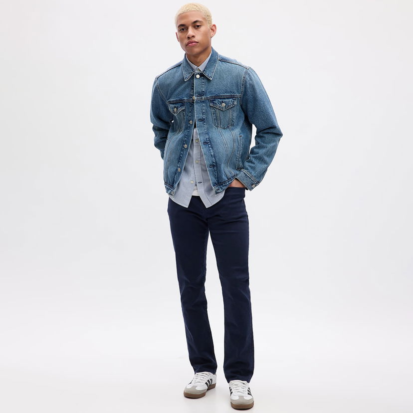 Jeans GAP Denim Pants Slim Night Shadow 525 Crna | 876543-01
