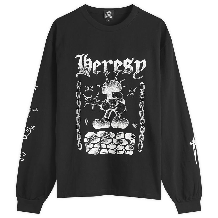 Majica kratkih rukava Heresy Heresy Fightin' Longsleeve T-Shirt Crna | HSS25-T11B