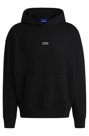 Dukserice BOSS Hugo Loose Fit Hoodie Crna | 50510724