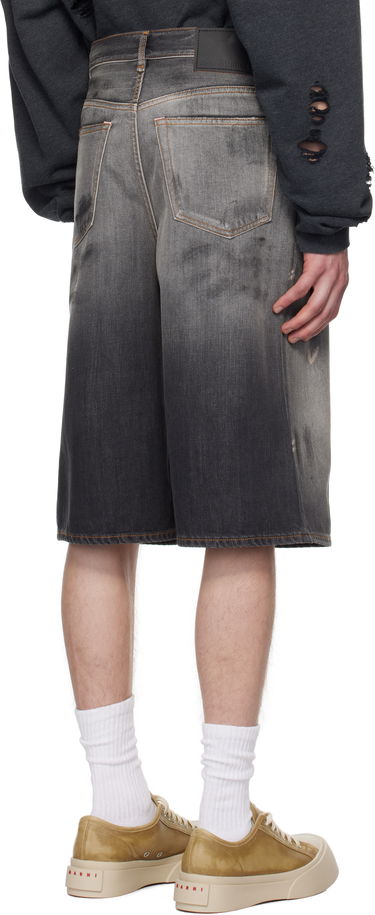 Kratke hlače Acne Studios Acne Studios Loose Fit Denim Shorts Siva | BE0173-, 2