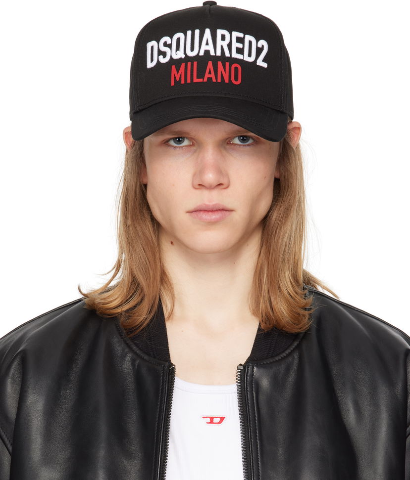 Kapa DSQUARED2 Dsquared2 'Milano' Baseball Cap Crna | BCM0917-05C00001-2124