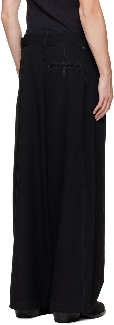 Hlače LEMAIRE LEMAIRE Maxi Utility Trousers Crna | PA1249 LF1457, 2