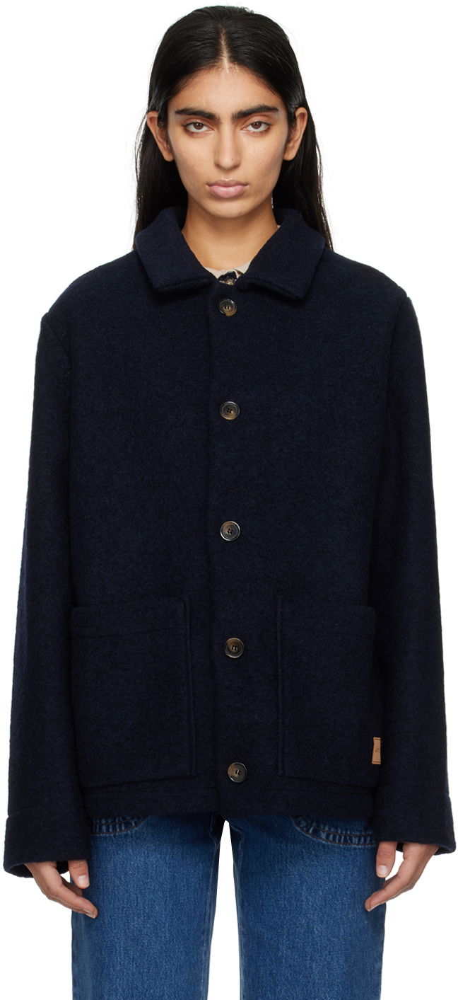 Jakna A.P.C. Thais Jacket Tamnoplava | WOAQS-M02912