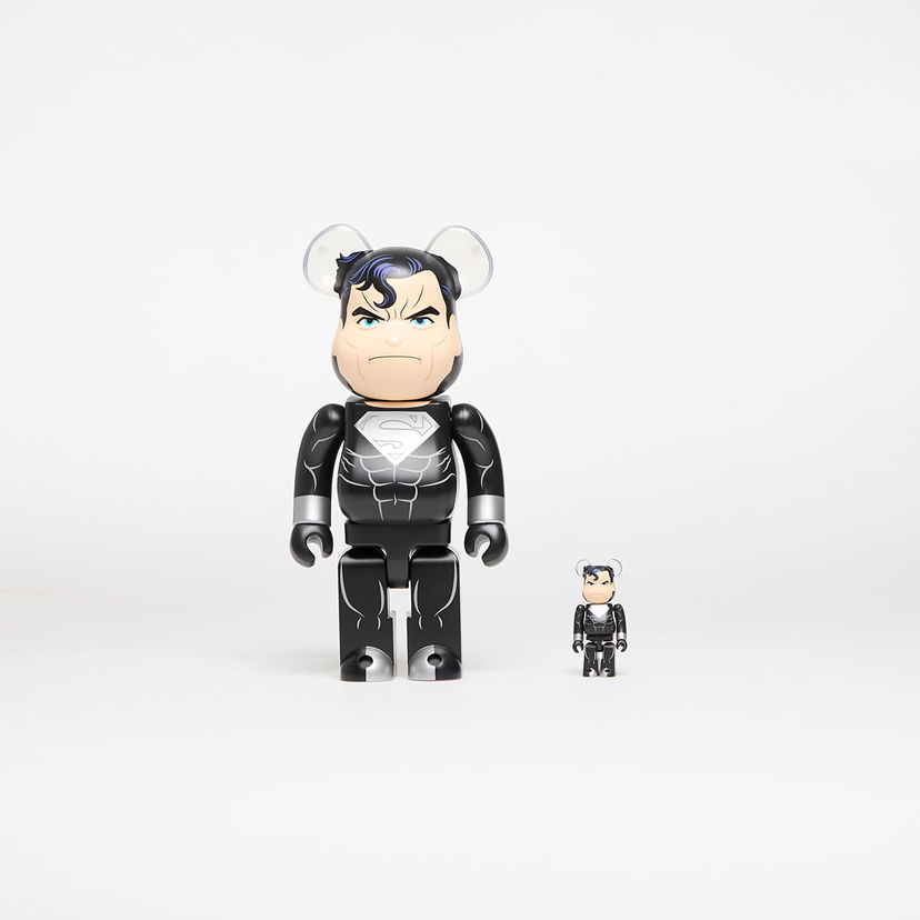Kolekcionarsko Medicom Toy BE@RBRICK Superman (Return Of Superman Ver.) 100% & 400% Figure Set Crna | 4530956618104