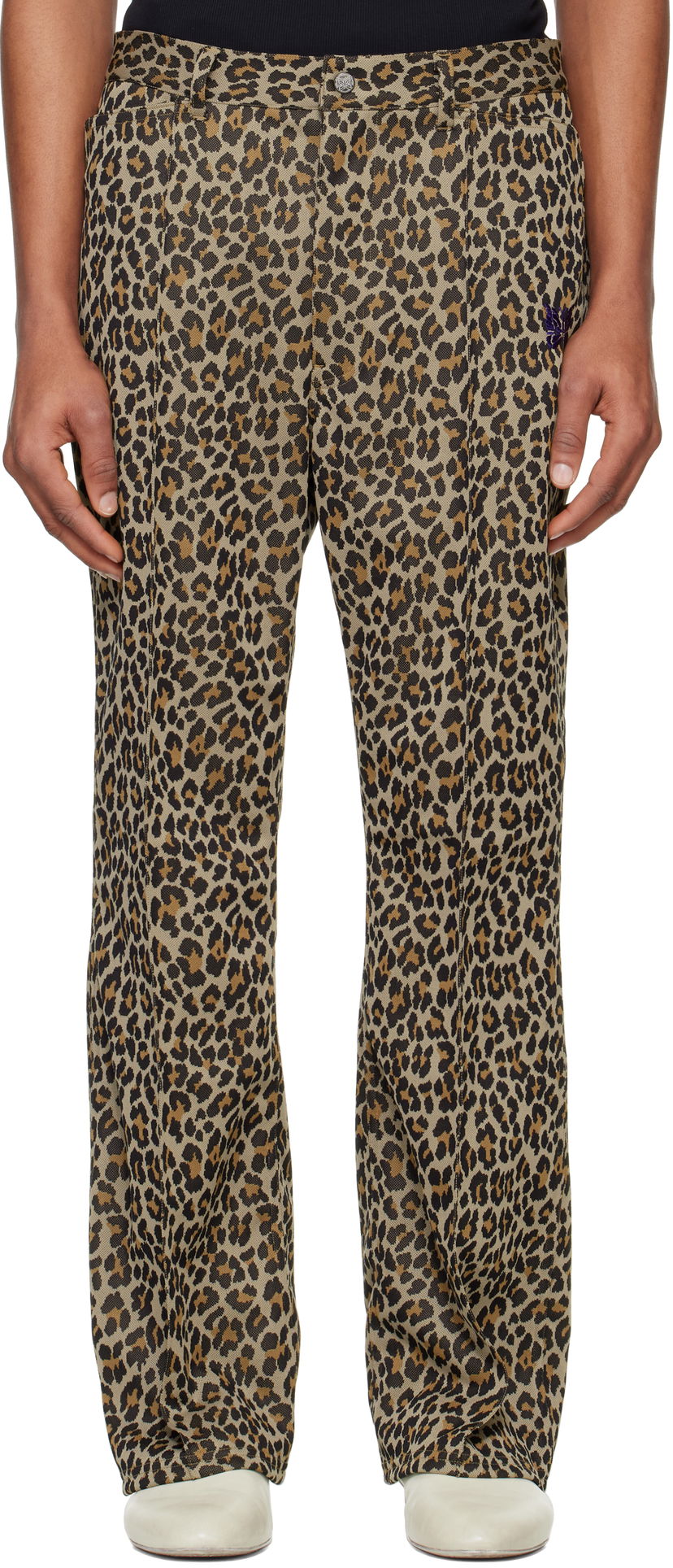 Hlače Needles Needles Boot-Cut Trousers Smeđa | QV318