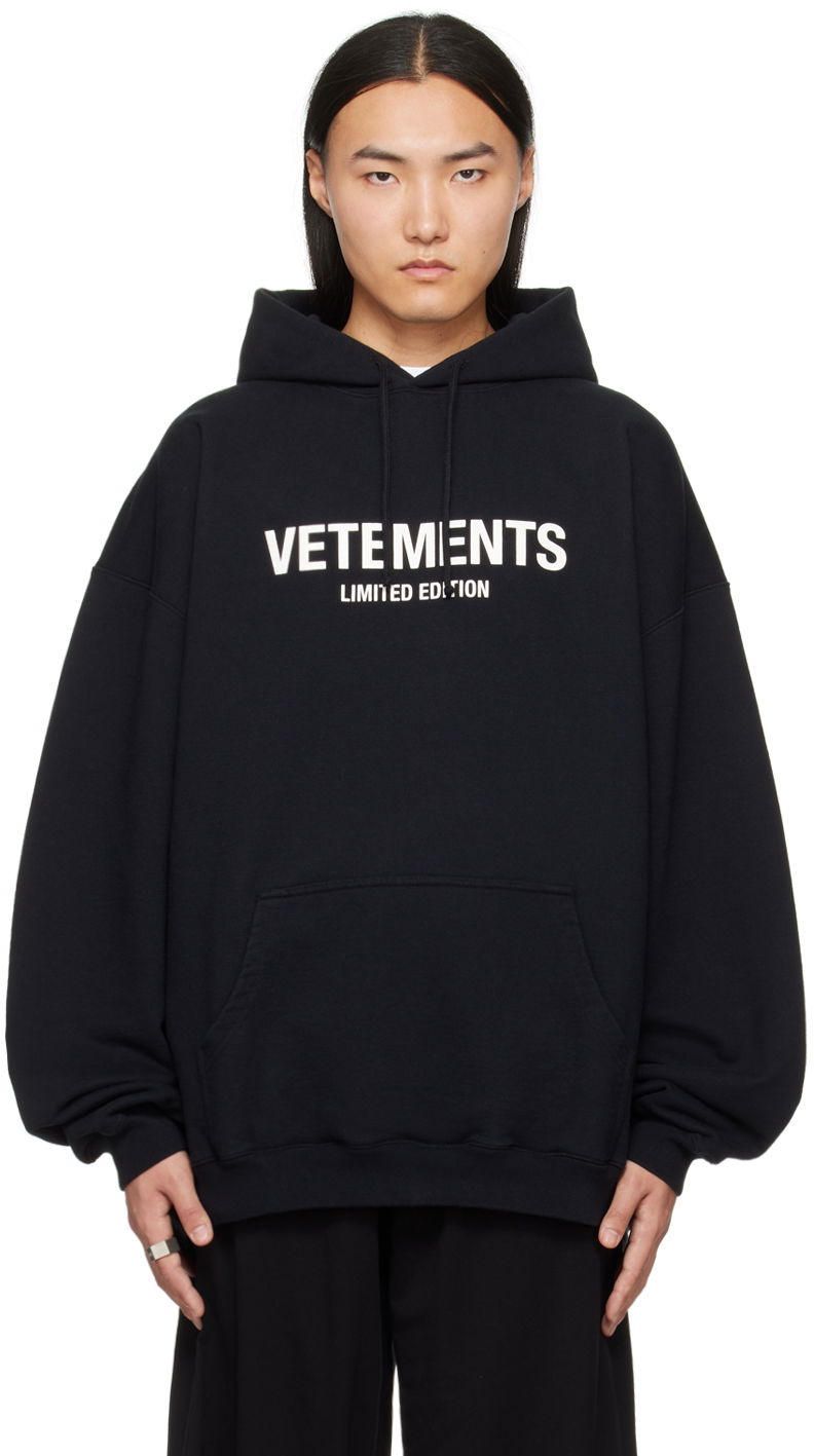 Dukserice VETEMENTS 'Limited Edition' Hoodie Crna | UE64HD600B