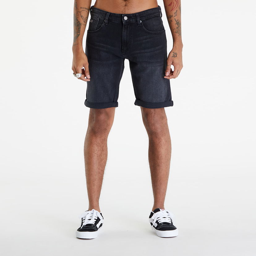 Kratke hlače Tommy Hilfiger Ronnie Shorts Denim Black Crna | DM0DM18784 1BZ