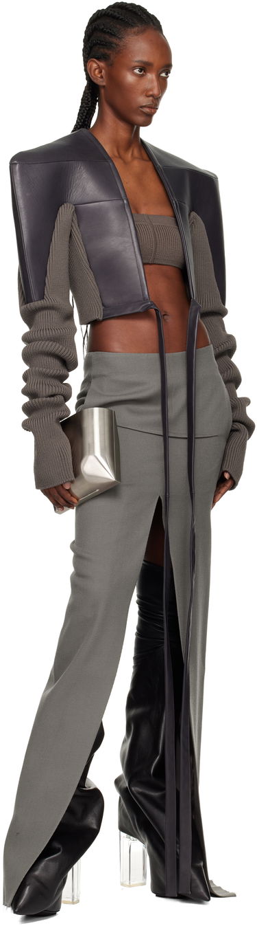 Suknja Rick Owens Concordians Sliced Maxi Skirt Siva | RO02E4387 WD, 3