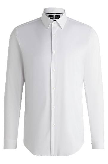 Košulja BOSS Extra-Slim Fit Easy-Iron Cotton-Blend Poplin Shirt Bijela | 50480085