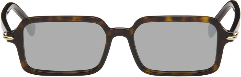 Sunčane naočale FENDI Fendi Selleria Rectangle Sunglasses Smeđa | FE40174FW5452C 192337228605