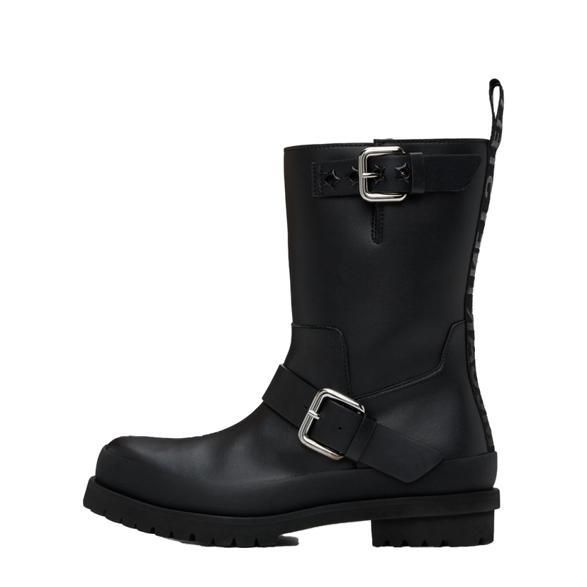 Tenisice i cipele Stella McCartney Buckle-Strap Biker Boots Crna | 810435AP00P0